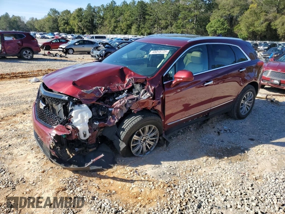 2018 Cadillac XT5 Luxury FWD with VIN 1GYKNCRS7JZ166944, listed as a Copart auction lot 45815705 with 74,289 mi miles and Non Repairable. Bid and sale history available at carsss.com. Image 1.