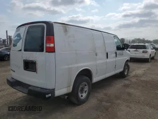 2018 Chevrolet Express Cargo with VIN 1GCWGAFP9J1241003, listed as a Copart auction lot 58662385 with Not provided miles and Salvage title. Bid and sale history available at DreamBid. Image 3.