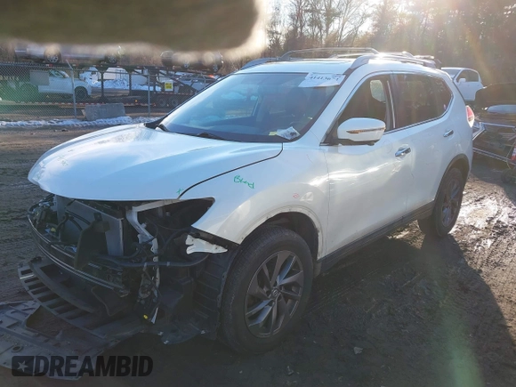 2016 Nissan Rogue SL with VIN 5N1AT2MV6GC878310, listed as a IAAI auction lot 41413672 with 114,553 mi miles and . Bid and sale history available at DreamBid. Image 2.