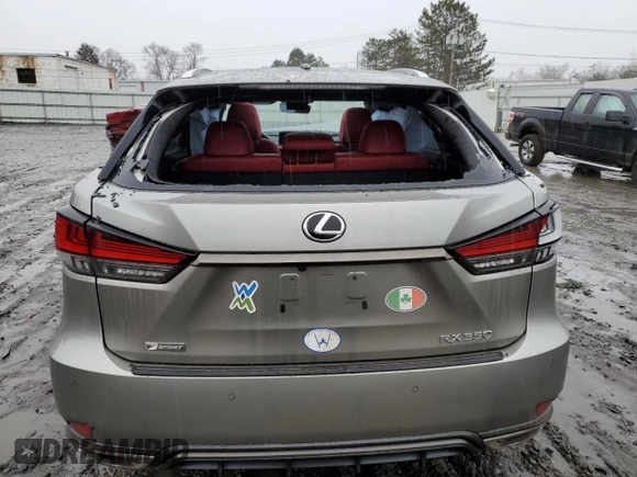2020 Lexus RX with VIN 2T2YZMDA3LC217082, listed as a Copart auction lot 40632713 with 47,450 mi miles. Bid and sale history available at carsss.com. Image 6.