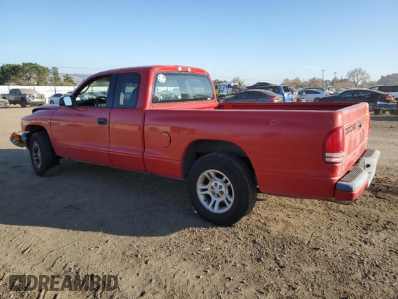 2002 Dodge Dakota Sport with VIN 1B7GL32X22S542628, listed as a Copart auction lot 83915294 with 0 mi miles and Salvage Title. Bid and sale history available at carsss.com. Image 2.