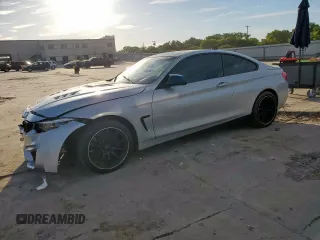2015 BMW 4 Series 428i with VIN WBA3N3C55FK231929, listed as a Copart auction lot 57683365 with 169,527 mi miles and Salvage title. Bid and sale history available at DreamBid. Image 1.