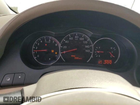 2010 Nissan Altima 3.5 SR with VIN 1N4BL2AP7AN443912, listed as a Copart auction lot 47098695 with 189,036 mi miles and Salvage Title. Bid and sale history available at carsss.com. Image 9.