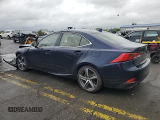 2017 Lexus IS 300 with VIN JTHCM1D26H5025811, listed as a Copart auction lot 56952125 with 49,627 mi miles and Salvage title. Bid and sale history available at DreamBid. Image 2.