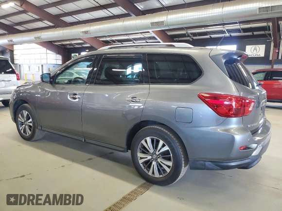 2017 Nissan Pathfinder Platinum with VIN 5N1DR2MM5HC667376, listed as a Copart auction lot 53351515 with 136,530 mi miles and Clean title. Bid and sale history available at DreamBid. Image 2.