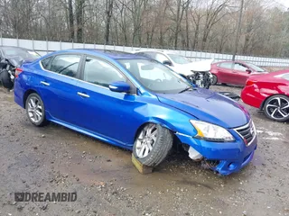 2015 Nissan Sentra SR with VIN 3N1AB7AP1FY305575, listed as a IAAI auction lot 41579764 with 96,506 mi miles and . Bid and sale history available at DreamBid. Image 1.