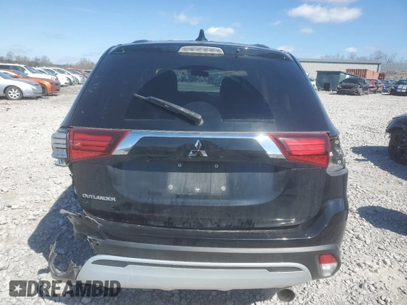 2020 Mitsubishi Outlander ES with VIN JA4AD2A3XLZ016312, listed as a Copart auction lot 46267325 with 94,278 mi miles and Salvage Title. Bid and sale history available at carsss.com. Image 6.