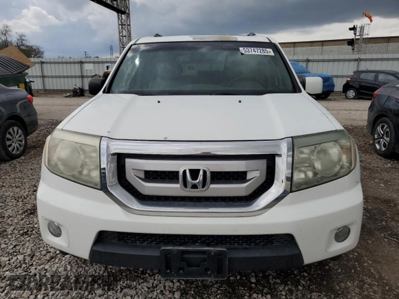 2011 Honda Pilot EX-L with VIN 5FNYF4H51BB050032, listed as a Copart auction lot 53747285 with 192,391 mi miles and Clean Title. Bid and sale history available at carsss.com. Image 5.