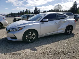 2023 Nissan Sentra SV with VIN 3N1AB8CV3PY317715, listed as a Copart auction lot 54858705 with 25,658 mi miles and Salvage Title. Bid and sale history available at DreamBid. Image 1.
