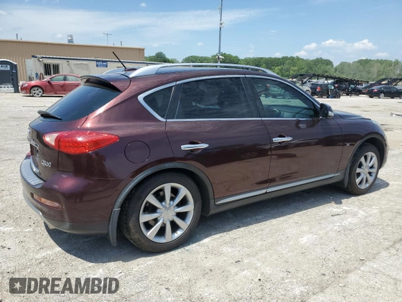 2016 Infiniti QX50 with VIN JN1BJ0RR3GM266318, listed as a Copart auction lot 59985884 with 66,252 mi miles and Salvage Title. Bid and sale history available at carsss.com. Image 3.
