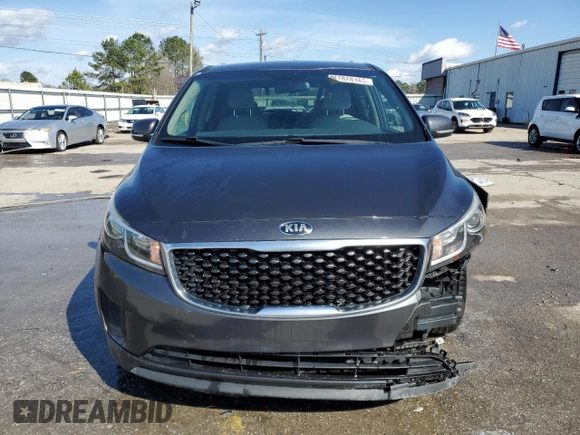2016 Kia Sedona LX with VIN KNDMB5C16G6194683, listed as a Copart auction lot 47828165 with 155,320 mi miles and Salvage Title. Bid and sale history available at carsss.com. Image 5.