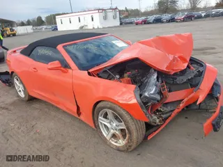 2021 Chevrolet Camaro 1LT with VIN 1G1FB3DS8M0102338, listed as a IAAI auction lot 41706325 with 102,798 mi miles. Bid and sale history available at carsss.com. Image 1.