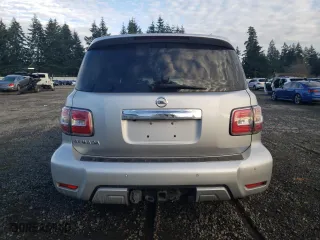 2017 Nissan Armada SV with VIN JN8AY2NC5H9506138, listed as a Copart auction lot 83483064 with 127,638 mi miles and Salvage Title. Bid and sale history available at carsss.com. Image 6.