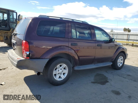 2004 Dodge Durango SXT with VIN 1D4HD38NX4F228182, listed as a Copart auction lot 44379675 with 114,609 mi miles and Salvage title. Bid and sale history available at DreamBid. Image 3.