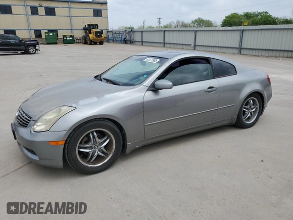 2004 Infiniti G35 Coupe w/Leather with VIN JNKCV54E24M306695, listed as a Copart auction lot 51371905 with 154,343 mi miles and Clean Title. Bid and sale history available at carsss.com. Image 1.