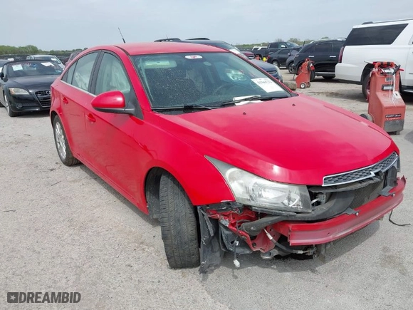 2014 Chevrolet Cruze ECO with VIN 1G1PH5SB2E7353415, listed as a IAAI auction lot 41944732 with 1 mi miles. Bid and sale history available at carsss.com. Image 1.