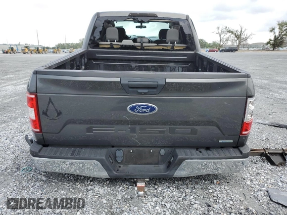 2020 Ford F-150 XL with VIN 1FTEW1E4XLFB96892, listed as a Copart auction lot 59412395 with 47,473 mi miles and Salvage title. Bid and sale history available at DreamBid. Image 6.