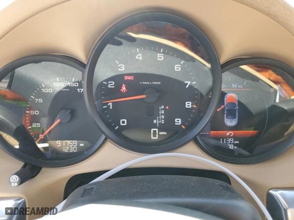 2013 Porsche Boxster with VIN WP0CA2A84DK112112, listed as a Copart auction lot 55149394 with 91,759 mi miles and Salvage Title. Bid and sale history available at carsss.com. Image 9.
