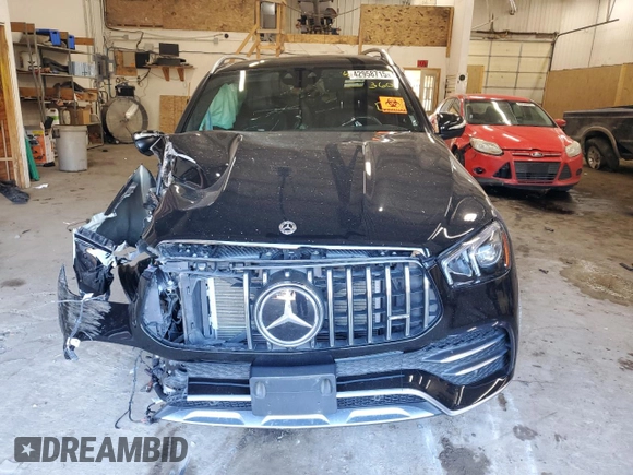 2023 Mercedes-Benz GLE 53 AMG with VIN 4JGFB6BE9PA868885, listed as a Copart auction lot 42958715 with 40,632 mi miles and Salvage title. Bid and sale history available at DreamBid. Image 5.