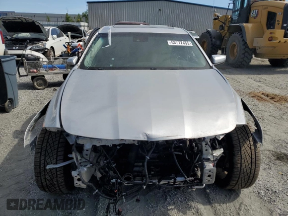 2017 Cadillac CTS Sedan Luxury RWD with VIN 1G6AR5SX1H0157648, listed as a Copart auction lot 53777455 with 82,083 mi miles and Salvage Title. Bid and sale history available at carsss.com. Image 5.