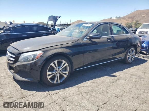 2018 Mercedes-Benz C 300 with VIN 55SWF4JB0JU247407, listed as a Copart auction lot 63086265 with 50,369 mi miles and Clean title. Bid and sale history available at DreamBid. Image 1.