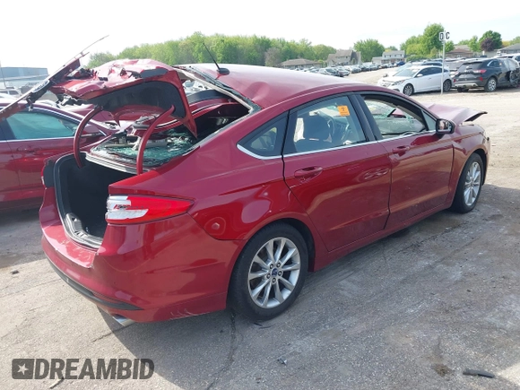 2017 Ford Fusion SE with VIN 3FA6P0H7XHR104696, listed as a IAAI auction lot 42341815 with Not provided miles and . Bid and sale history available at DreamBid. Image 4.