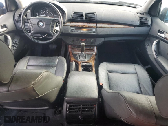 2001 BMW X5 3.0i with VIN WBAFA53521LP22241, listed as a Copart auction lot 79706624 with 145,145 mi miles and Salvage Title. Bid and sale history available at carsss.com. Image 8.