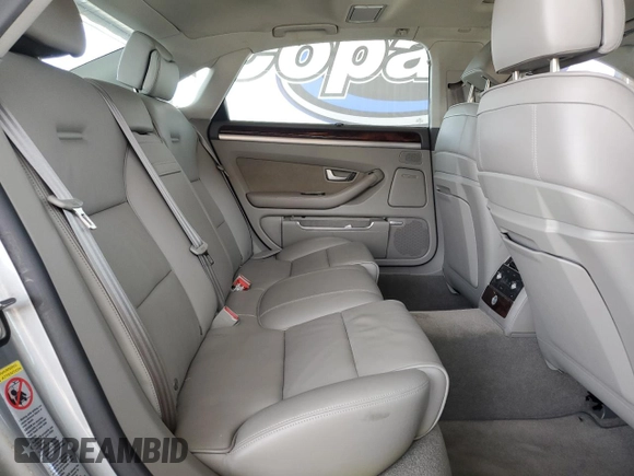 2008 Audi A8 L 4.2L with VIN WAUMV94E98N004265, listed as a Copart auction lot 55255005 with 116,333 mi miles and Clean Title. Bid and sale history available at carsss.com. Image 10.