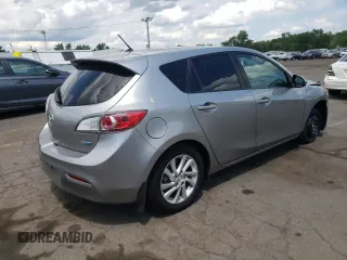 2012 Mazda 3 i Touring with VIN JM1BL1L8XC1639170, listed as a Copart auction lot 63793085 with 70,904 mi miles and Salvage title. Bid and sale history available at DreamBid. Image 3.