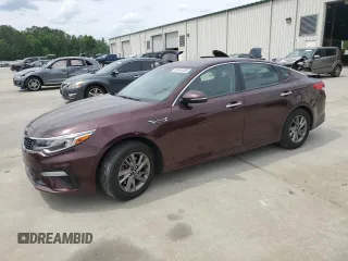 2019 Kia Optima LX z VIN 5XXGT4L38KG281677, wystawiony jako Copart lot #53844455 z przebiegiem 82 453 mil mil oraz Szkoda całkowita • Salvage title. Historia ofert i sprzedaży dostępna na DreamBid. Obrazek 1.
