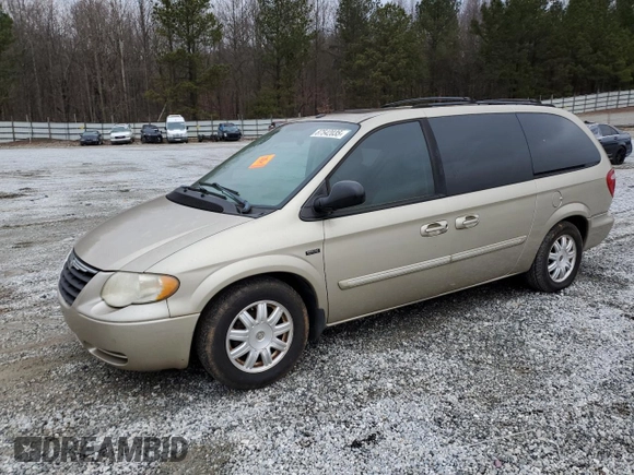 2007 Chrysler Town & Country LWB Touring with VIN 2A4GP54L87R358484, listed as a Copart auction lot 87542035 with 198,062 mi miles and Clean Title. Bid and sale history available at carsss.com. Image 1.