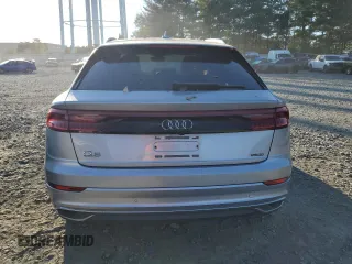 2021 Audi Q8 Premium Plus with VIN WA1BVAF1XMD005456, listed as a Copart auction lot 74460904 with 24,854 mi miles and Salvage Title. Bid and sale history available at carsss.com. Image 6.