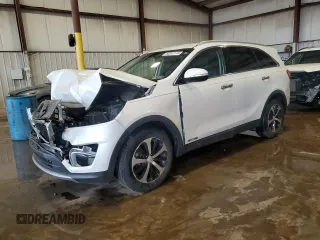 2018 Kia Sorento EX with VIN 5XYPHDA55JG395071, listed as a Copart auction lot 60261115 with 43,505 mi miles and Salvage title. Bid and sale history available at DreamBid. Image 1.
