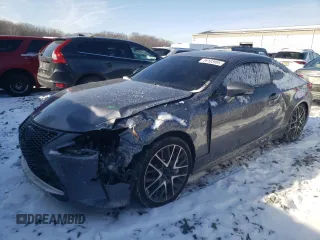 2016 Lexus RC 350 F Sport with VIN JTHHE5BC9G5013883, listed as a Copart auction lot 89183995 with 97,572 mi miles and Salvage title. Bid and sale history available at DreamBid. Image 1.