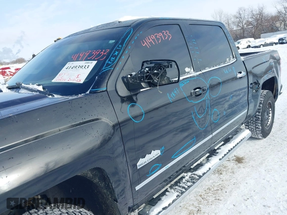 2015 Chevrolet Silverado 1500 High Country with VIN 3GCUKTEC0FG148198, listed as a IAAI auction lot 41493933 with 164,453 mi miles and . Bid and sale history available at DreamBid. Image 6.