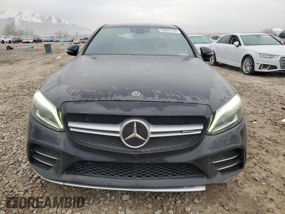 2020 Mercedes-Benz C 43 AMG with VIN 55SWF6EB6LU328288, listed as a Copart auction lot 85975124 with 58,815 mi miles and Salvage Title. Bid and sale history available at carsss.com. Image 5.