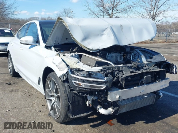 2022 Genesis G70 2.0T with VIN KMTG34TA7NU098169, listed as a IAAI auction lot 41669449 with 39,180 mi miles and . Bid and sale history available at DreamBid. Image 1.