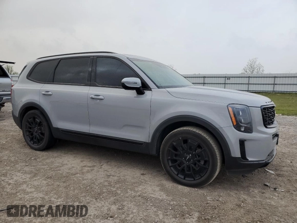 2022 Kia Telluride EX with VIN 5XYP3DHC4NG243033, listed as a Copart auction lot 49162145 with 57,665 mi miles and Salvage Title. Bid and sale history available at carsss.com. Image 4.