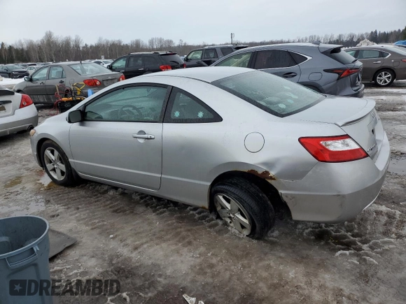 2006 Honda Civic Cpe LX with VIN 2HGFG11666H013016, listed as a Copart auction lot 47535795 with 288,657 mi miles and Clean Title. Bid and sale history available at carsss.com. Image 2.
