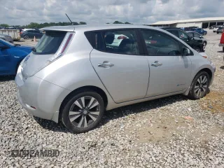 2015 Nissan LEAF S with VIN 1N4AZ0CP7FC320223, listed as a Copart auction lot 61234915 with 79,514 mi miles and Salvage title. Bid and sale history available at DreamBid. Image 3.