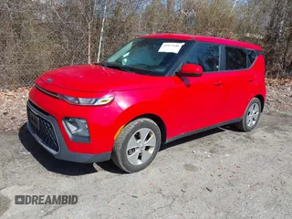 2020 Kia Soul X-Line with VIN KNDJ23AU5L7722321, listed as a IAAI auction lot 41877648 with 20,124 mi miles. Bid and sale history available at carsss.com. Image 2.