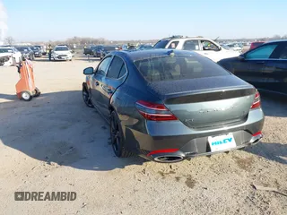 2022 Genesis G70 3.3T z VIN KMTG54TE7NU088285, wystawiony jako IAAI lot #41212753 z przebiegiem 30 024 mil mil oraz . Historia ofert i sprzedaży dostępna na DreamBid. Obrazek 3.