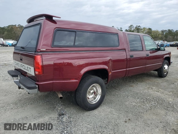 1996 Chevrolet Silverado 3500 z VIN 1GCHC33J4TF013660, wystawiony jako Copart lot #49332785 z przebiegiem 104 424 mil mil oraz Czysty tytuł • Clean title. Historia ofert i sprzedaży dostępna na DreamBid. Obrazek 3.