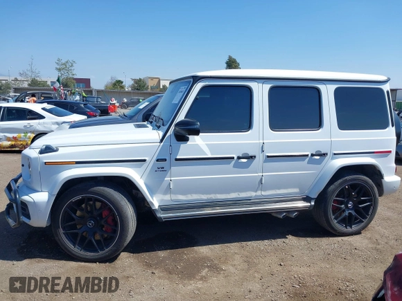 2021 Mercedes-Benz G AMG G 63 with VIN W1NYC7HJ8MX399892, listed as a IAAI auction lot 41848449 with 23,800 mi miles. Bid and sale history available at carsss.com. Image 14.
