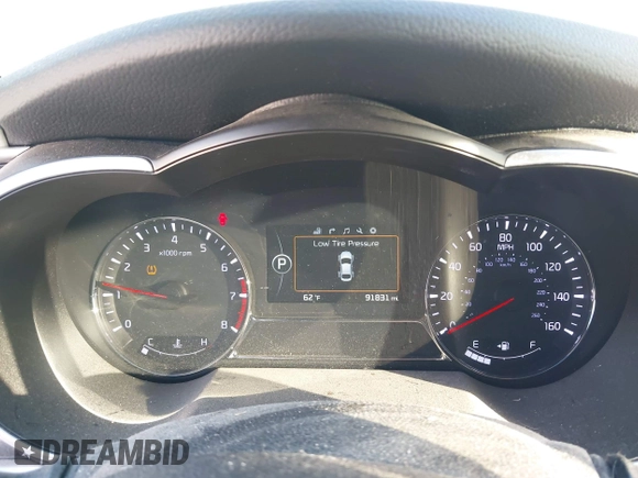 2015 Kia Optima SX Turbo with VIN 5XXGR4A69FG517335, listed as a IAAI auction lot 42014655 with 91,831 mi miles. Bid and sale history available at carsss.com. Image 7.