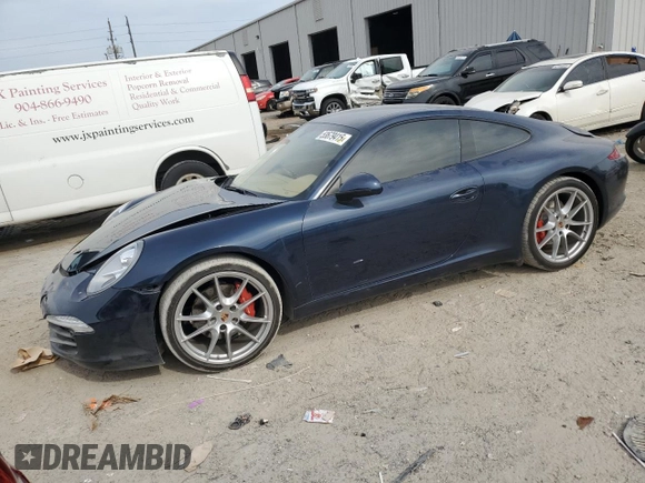2014 Porsche 911 Carrera with VIN WP0AA2A99ES106694, listed as a Copart auction lot 53679415 with 36,039 mi miles and Salvage Title. Bid and sale history available at carsss.com. Image 1.