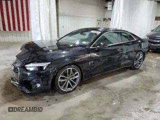 2023 Audi A5 S line Premium z VIN WAUSAAF5XPA023771, wystawiony jako Copart lot #61649824 z przebiegiem 5 438 mil mil oraz Szkoda całkowita • Salvage title. Historia ofert i sprzedaży dostępna na DreamBid. Obrazek 1.