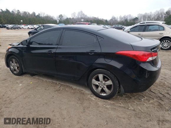 2013 Hyundai Elantra GLS z VIN KMHDH4AE2DU642595, wystawiony jako Copart lot #87429834 z przebiegiem Nie podano mil oraz Szkoda całkowita • Salvage title. Historia ofert i sprzedaży dostępna na DreamBid. Obrazek 2.