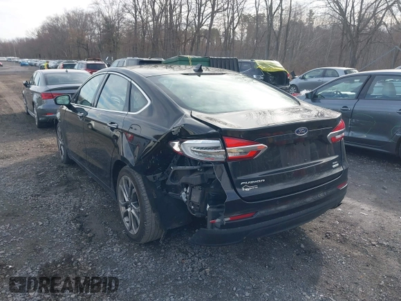 2019 Ford Fusion SEL with VIN 3FA6P0CD8KR265181, listed as a IAAI auction lot 41942425 with 66,228 mi miles and . Bid and sale history available at DreamBid. Image 6.