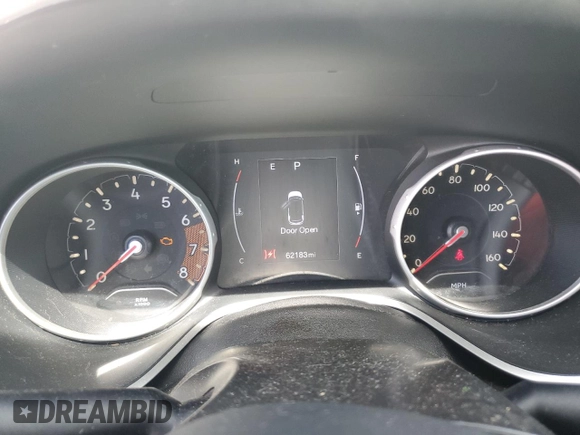 2018 Jeep Compass Latitude with VIN 3C4NJCBB9JT486816, listed as a Copart auction lot 64069555 with 62,183 mi miles and Clean title. Bid and sale history available at DreamBid. Image 9.